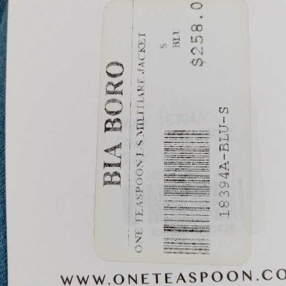 SOLD One Teaspoon Jean Jacket SOLD - Picture 4 of 5